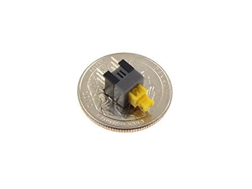 Tampa para 7x7mm 8x8mm PushButton Switch A04 - Green - pacote de 20