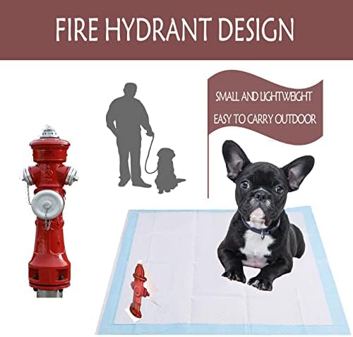 Elazaya 10pcs Dog Pee Trainer Ferty Fire Hydrant Pet Potty Guide Tool, fácil de usar e manter, Suitbale para cachorros