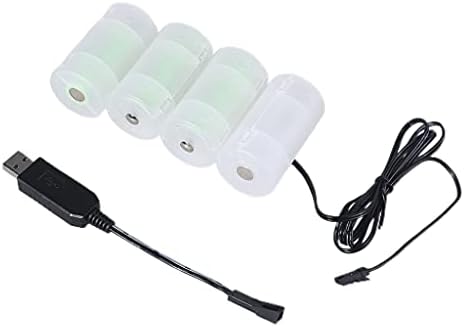 Diário D células D Baterias USB Cabo de alimentação, para 1,5V-6V D Célula doméstica e negócios