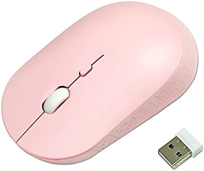 Mouse Yumqua sem fio para laptop, mouse de computador silencioso silencioso de 2,4g com receptor USB, 3 níveis de camundongos sem