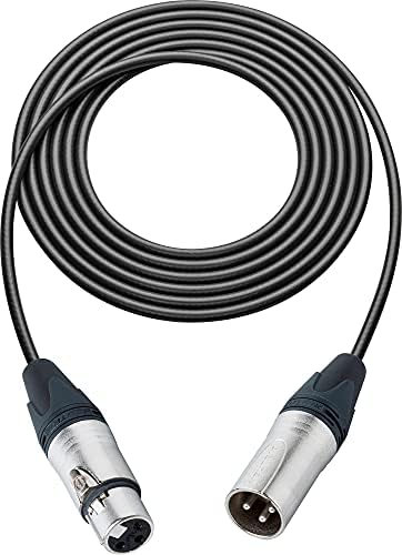 Sescom Belden-Quad-Quad Mic Cable XLR Male para XLR fêmea de 50 pés