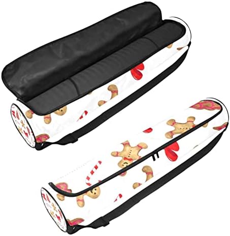 Bolsa de transportadora de tapete de yoga padrão de natal com alça de ombro de ioga bolsa de ginástica bolsa de praia