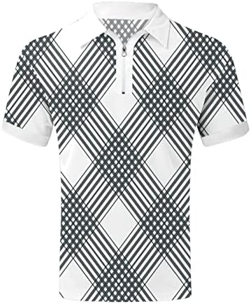 2023 Novo masculino Summer Digital 3D Impressão diária Poster de moda Holida de férias Praia Zipper Camisa de manga curta T