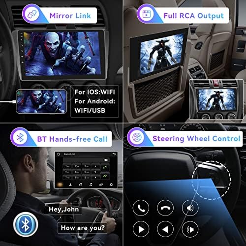 Sixwin Android 11 estéreo de carros para Subaru Forester -2018 Impreza -2018 WRX STI -2019 Com o CarPlay Android Auto-Touch