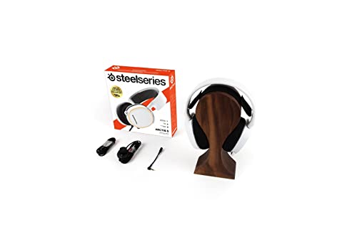 Steelseries Arctis 5 fone de ouvido de jogo - Iluminação RGB - DTS fone de ouvido: x v2.0 em torno de PC e PlayStation 5, PS4 - White