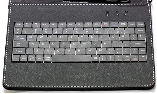 Caixa de teclado preto da Navitech compatível com TCL NXTPaper 8.88 Tablet