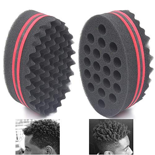 Air & Tree Burachos Magic Barber Brush Twist Twist Hair para onda, dreadlock, bobinas, Afro Curl como ferramenta de cuidados com