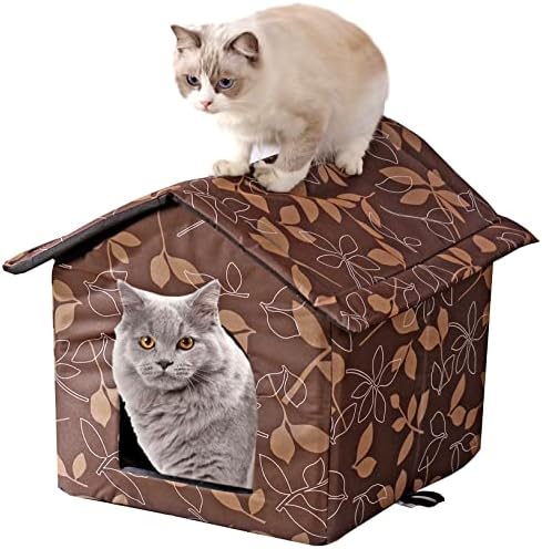 Casas de gatos para gatos ao ar livre casas à prova d'água ao ar livre para gatos selvagens cães gatos cães de cães internos