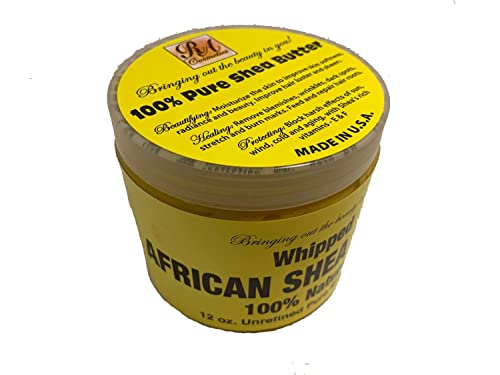 Ra Cosmetics Africano Manteiga de karité chicoteado sem perfume 12 oz