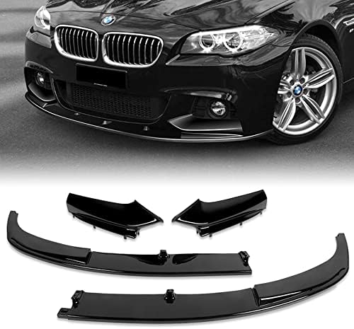 Q1-Tech, para o pára-choques dianteiro Fit para compatível com 2011- BMW 5-Série F10 / M-SPORT Somente, kit de corpo de ar-queixo do pára-choque dianteiro Sppoer de ar-queixo