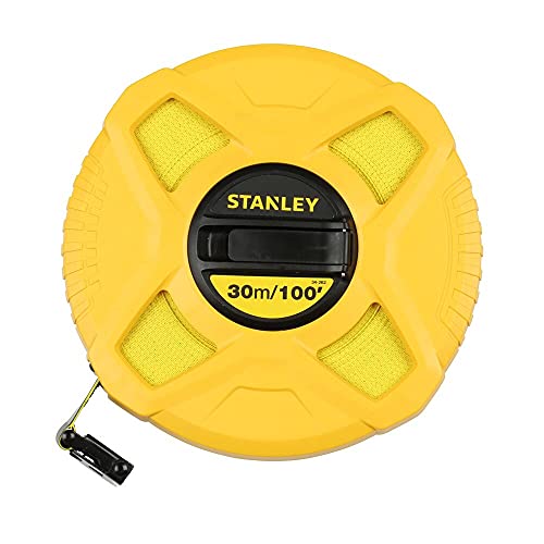 Stanley 100 pés/30 m Fita de fibra de vidro fechada