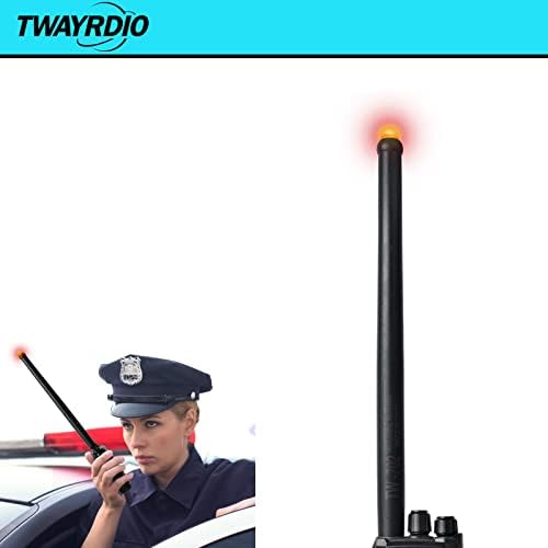 Twayrdio vhf uhf banda dupla SMA Substituição portátil de antena portátil de antena portátil de 2 metros de vias de