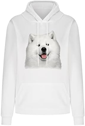 Pullover com capuz fofo de cachorro