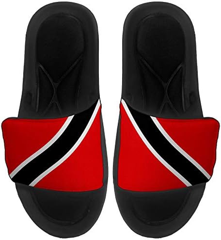 Sandálias/slides de lesão/slides expressos para homens, mulheres e jovens - bandeira de Trinidad & Tobago - Trinidad & Tobago Flag