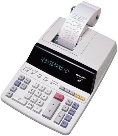 Calculadora de impressão em cores pesadas EL-1197PIII nítidas com relógio e calendário.