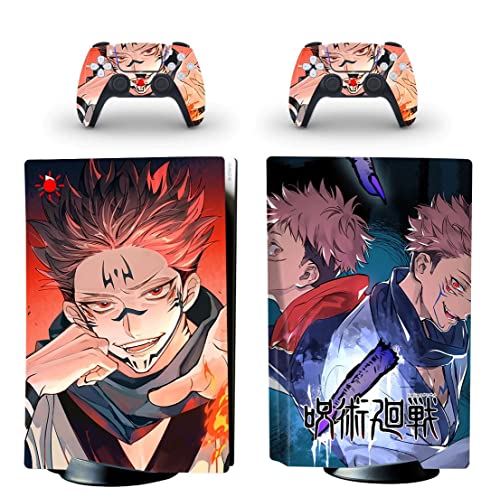 Para PS4 Pro - Anime Jujutsu Itadori Kaisen No Yuji Gojo Satoru Kugisaki Inumaki Nobara TOGE PS4 ou PS5 Skin Stick para