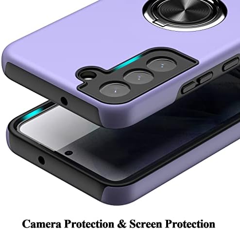 MMHUO para o caso Galaxy S21, Proteção de Drop Drop Drop Protection da camada dupla Caixa Samsung S21 Kickstand com copo