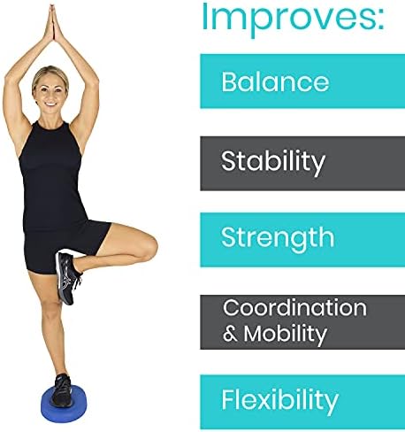 Vive Oval Balance Pad - Chopse Wobble para Equipamento de Fisioterapia e Reabilitação - Espuma de Treinador de Estabilidade
