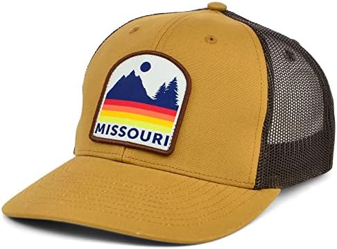 Coroas locais o Missouri Patch Cap Hat para homens e mulheres