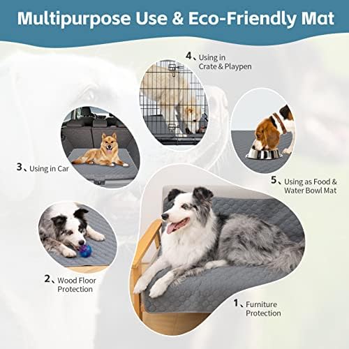 Casa Paw lavável para cachorros Pontos de xixi extra grandes e rápidos de fazer xixi de cachorro reutilizável, almofadas