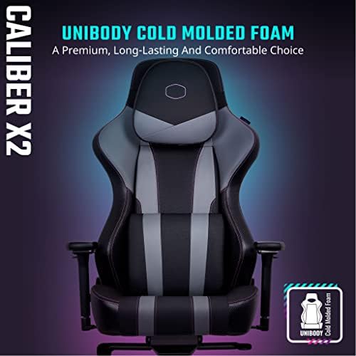 Cadeira de jogos de calibre x2 mais cooler mestre para jogo de computador, escritório, confortável ergonômico 360