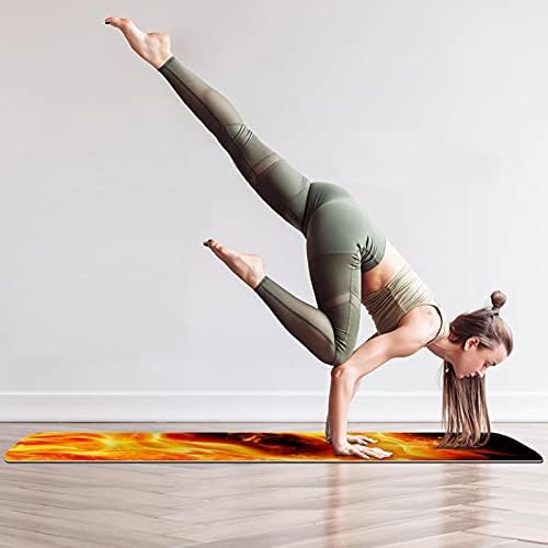 Yoga Mat Dragon Pattern Eco Friendly Non Slip Fitness Exercition tapete para pilates e exercícios de piso