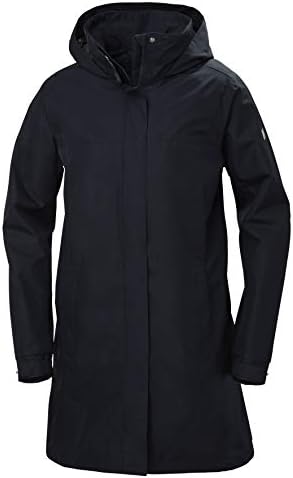 Helly-Hansen Womens Aden Capa de Chuva Longa de Capuz e Capuz de Capuz à prova d'água