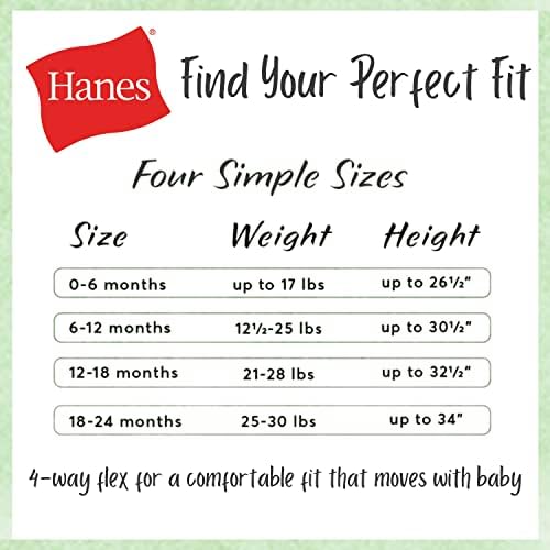 Hanes, Zippin Soft 4-Way Stretch Capuz, bebês e crianças pequenas