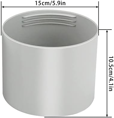 Conector de tubo de exaustão de ar condicionado de Qoyntuer Coupador AC de 5,9 polegadas, conector de mangueira de exaustão