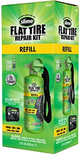 Slime 10189 Cartucho de reposição de selantes apenas para o kit de reparo de pneus de caminhão pneu, 22oz, verde