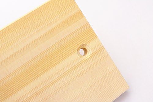 Oficina de madeira de Ichihara 4971421030173 Conselho de corte de madeira, largura normal perfurada 18,9 x 9,4 polegadas