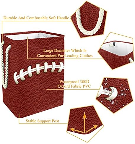 A textura da bola de rugby, que incorporam a textura de lavanderia grande cesto de roupas à prova d'água, cesta de roupas