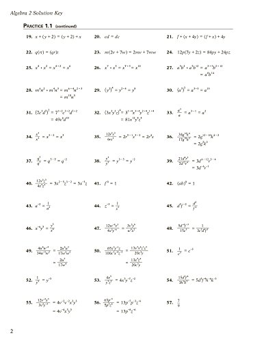 Chave da solução de álgebra 1 - ABEKA 9ª série 9 do ensino médio Matemática Professor Chave do Livro de Trabalho de Estudantes