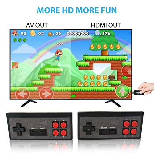 Xiami Controlador de jogo sem fio Portátil Mini Controlador Retro Console Com tamanho de disco TV HDMI Interface