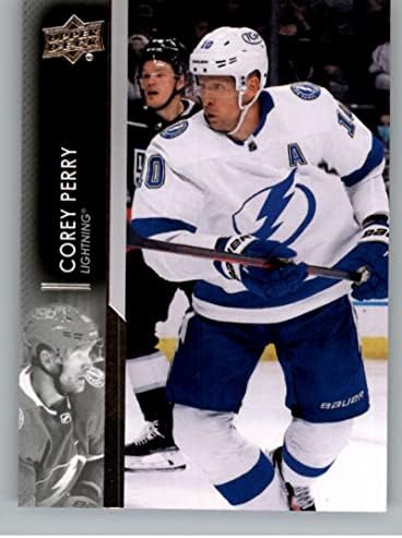 2021-22 Deck superior estendido 640 Corey Perry Tampa Bay Lightning NHL Hockey Trading Card