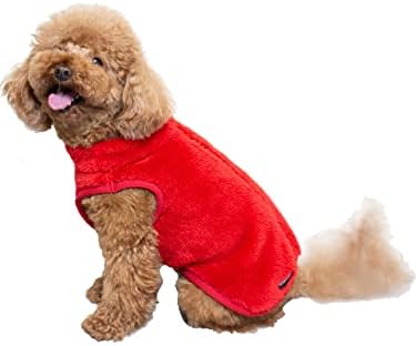 O super macio de lã de lã de Ola Mari Pet Dog com calça unissex de colete para animais de estimação de cães, x-grande, vermelho