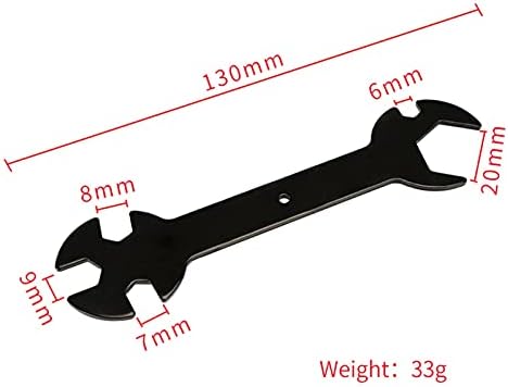 Acessórios da impressora 5 em 1 Salpadeira de bico CNC Chave de aço da máquina de gravação CNC Chave de chave de aço para o E3D MK8 BOPOS 3D Peças de impressora fáceis de instalar e usar