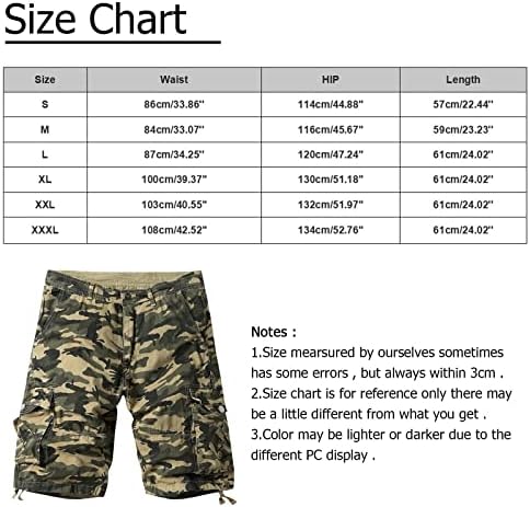 Shorts de carga masculinos, suor de verão casual curto de verão masculino