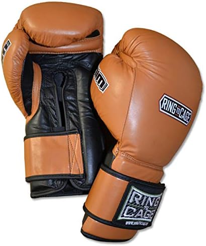 Toque para a gaiola 34 oz e 50 oz de luxo de luxo luvas de boxe de espinhos - cinta para Muay Thai, MMA, Kickboxing, Boxing