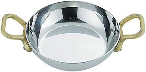 Sainho Sangyo PPT9801 UK Petite Fring Pan, 3,1 polegadas, 18-8 Aço inoxidável + tipo de alumínio anodizado, China