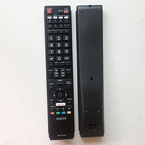 Controle remoto substituído Compatível para Sharp LC60EQ30U GB172WJSA LC-60SQ15U LC60SQ17 LC-70C6600U LC70EQ10U Aquos LED TV