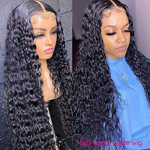 HotLove 13x6 Water Wave Lace Front Wigs -18inch + 30 polegadas