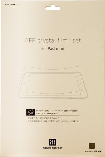 Suporte de energia AFP Crystal Clear Screen Protector Film para iPad mini e iPad mini retina 2/3