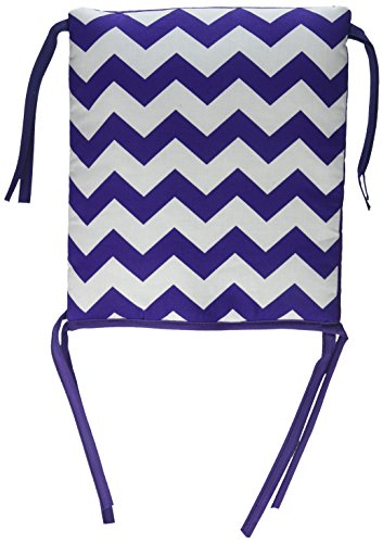 Baby Doll Bedding Chevron Junior Banking Chaft Pad, Marinha