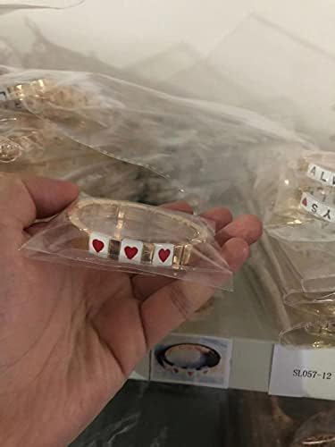 Tlhn arco-íris bracelete feminina pulseira de telha boêmia corlorfulfliklik pulsera esmalte jóias de bracelete de verão-SL057-11-44724