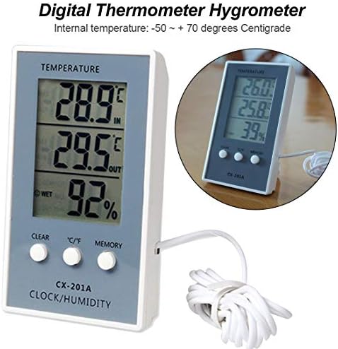 Jahh Room Termômetro LCD Termômetro Digital Higrômetro de Temperatura Medida