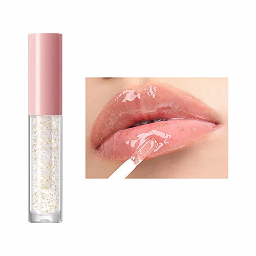 Lip Stick Clear com rosas Um lábio nutritivo não oleoso hidratante duradouro e colorido Lip Gloss Gloss Gloss Hydration Lip Lip