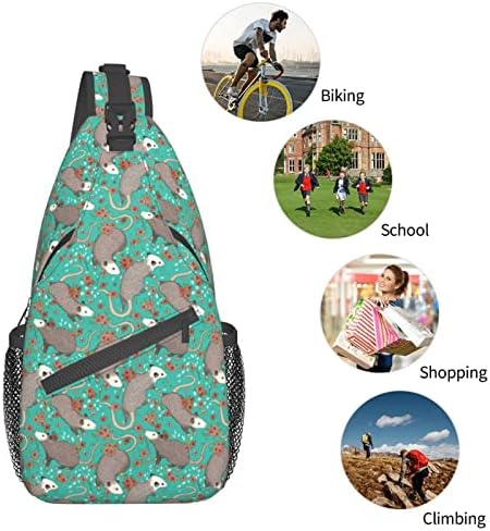 Biunnru gosto sling macks mackpack backpack saco de peito bolsa de ombro leve via viagem caminhada ciclismo para homens