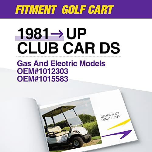 Club Car DS Front e traseiro Kit de bucha de primavera, bucha e mangas de poliuretano de carrinho de golfe para 1981-up, as