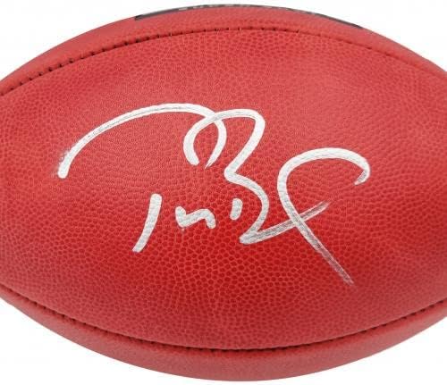 Tom Brady autografou a NFL Leather SB LIII FUTEBOLOTIO